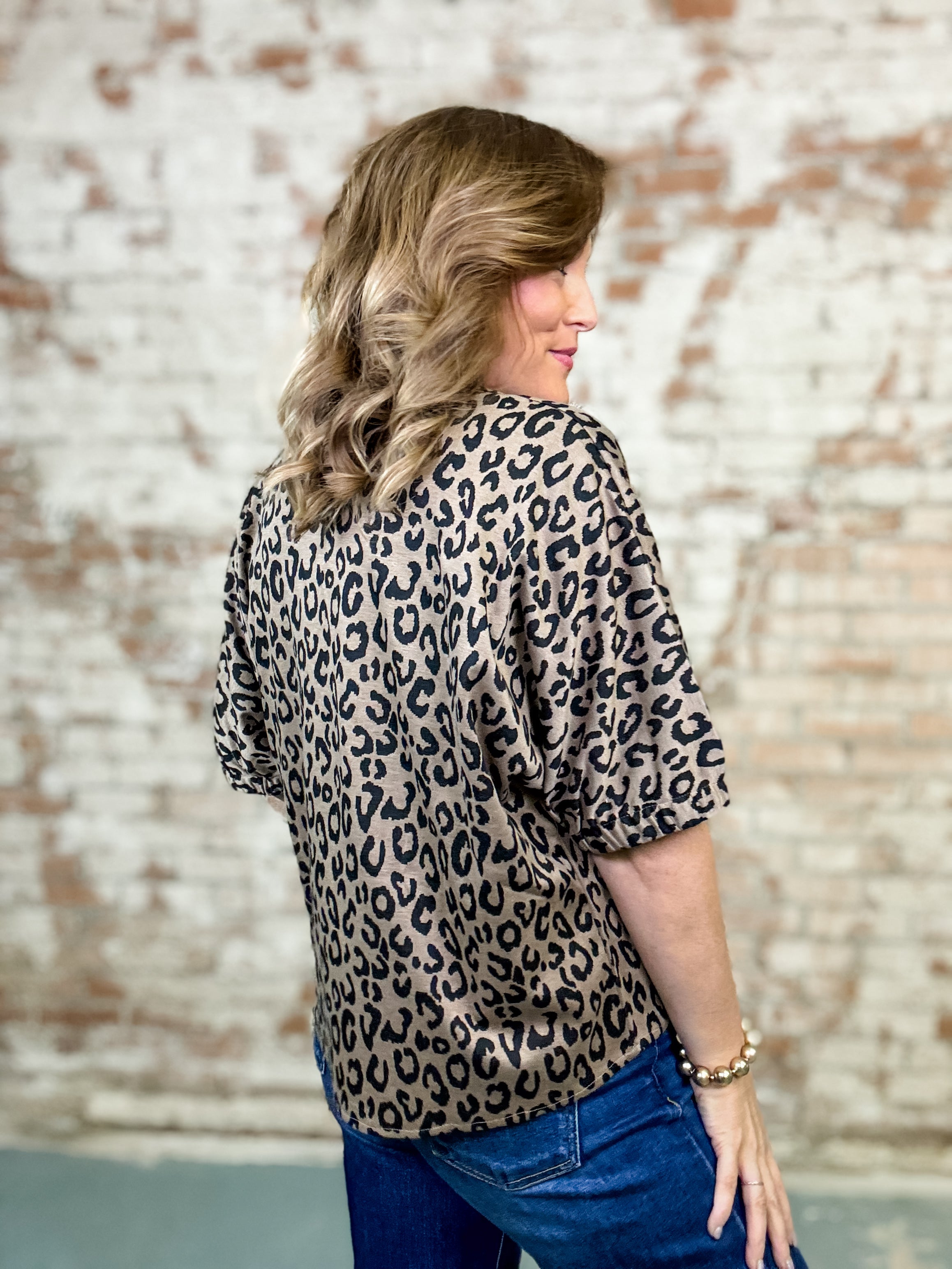 Wade Leopard Top