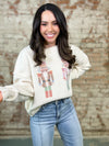 Nutcracker Cross Stitch Sweater
