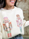 Nutcracker Cross Stitch Sweater