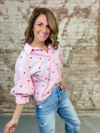 Alannah Heart Embroidered Top