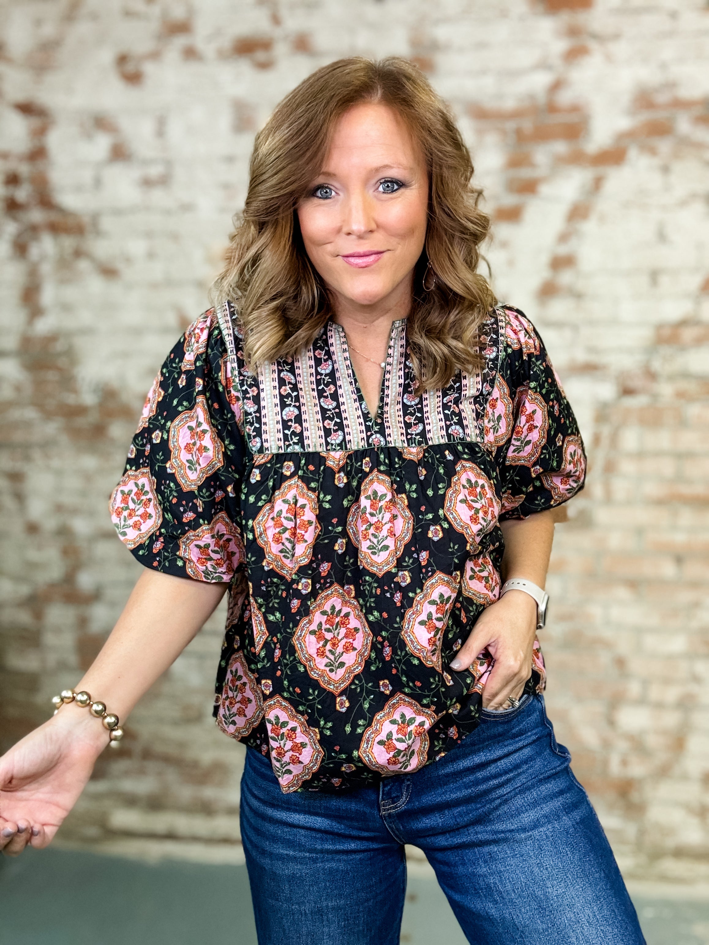 THML Starlit Floral Top