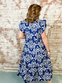 Presley Flutter Sleeve Dress