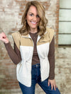 Gretchen Split Sherpa Vest