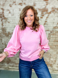 Grace Washed Sweatshirt Top