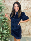 Coastal Bubble Sleeve Dress