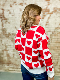 Valencia Heart Knit Sweater