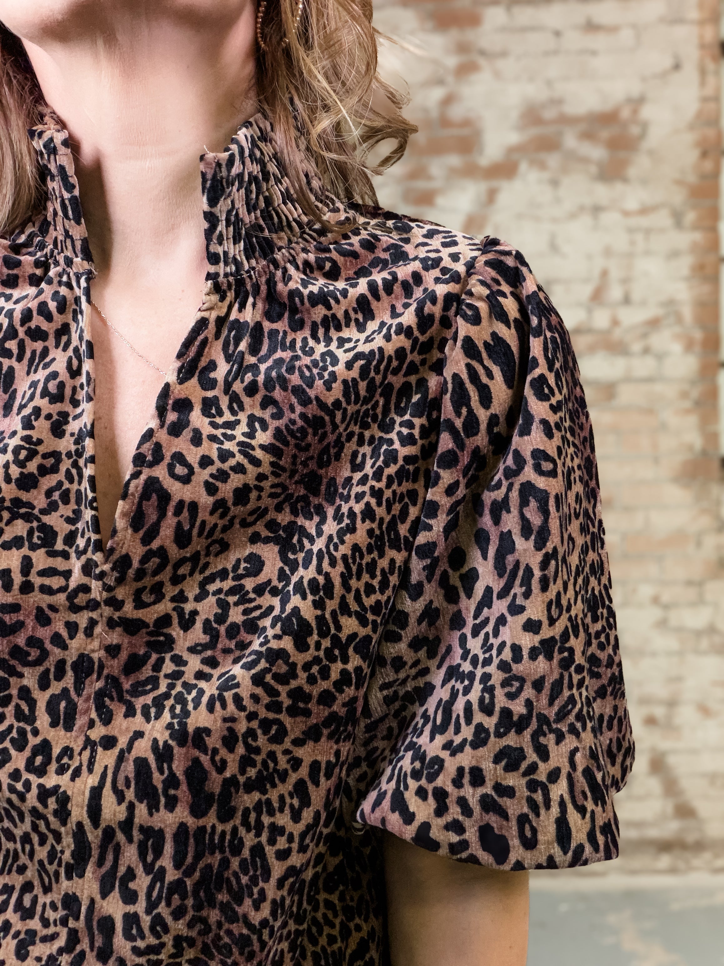 THML Pembrook Cheetah Top - FINAL SALE