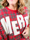 Merry Plaid Christmas Sweater