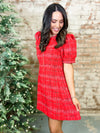 Juliet Sparkle Plaid Dress