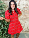 Juliet Sparkle Plaid Dress