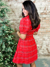Juliet Sparkle Plaid Dress