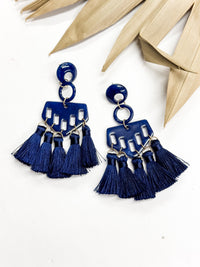 Celeste Statement Tassel Earring