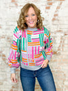 THML Woodson Pattern Knit Sweater