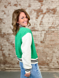 THML Audrey Textured Colorblock Jacket