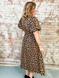 Grayson Leopard Zip Front Dress - FINAL SALE