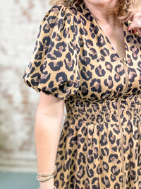 Grayson Leopard Zip Front Dress - FINAL SALE