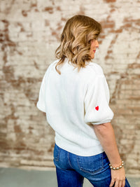 Felicity Heart Embroidered Sweater