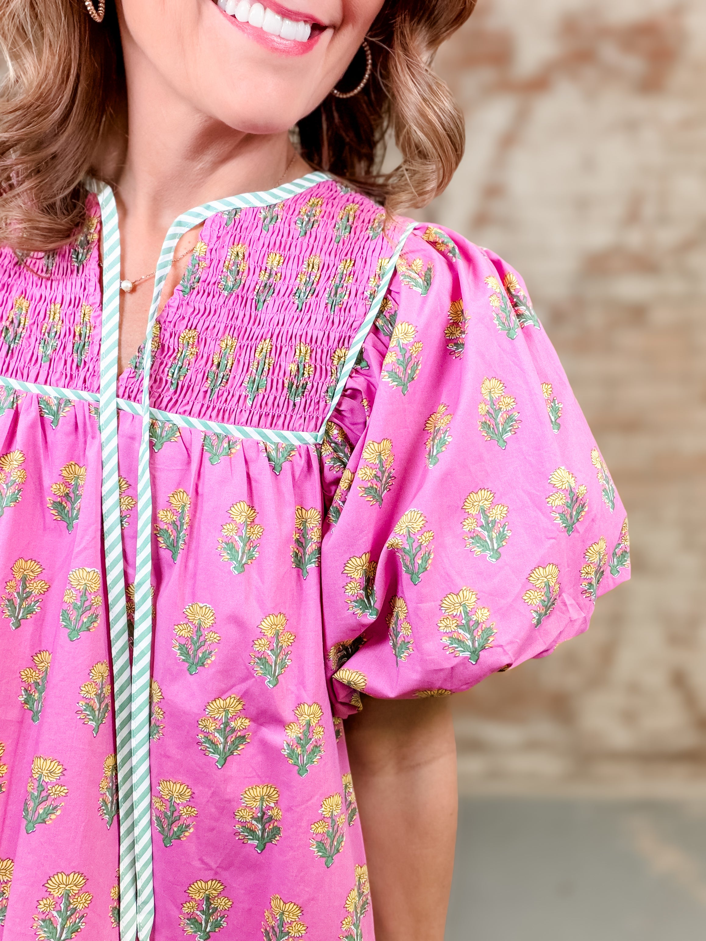 Donna Floral Tiered Dress