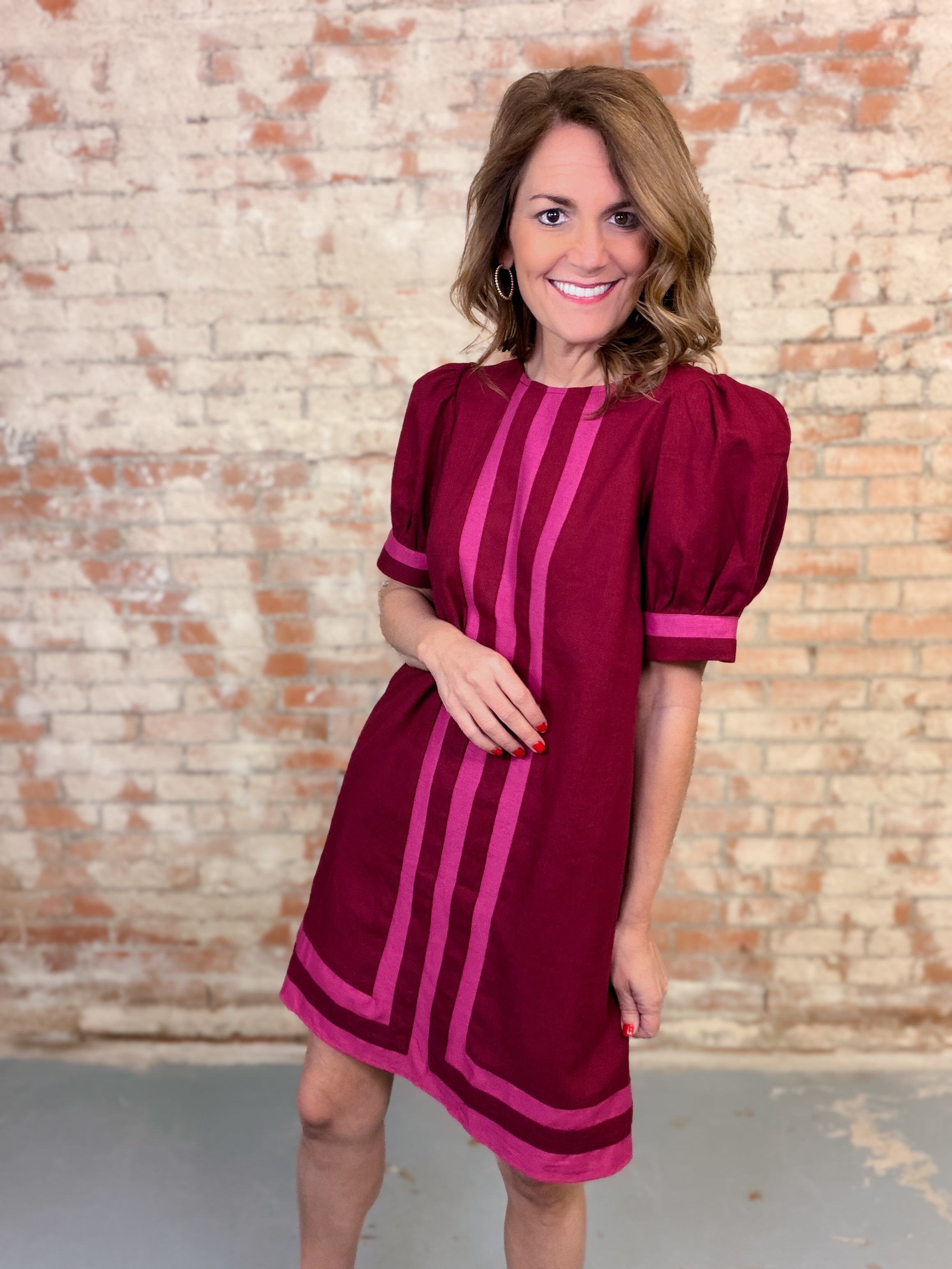 Reghan Linen Blend Dress