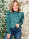 THML Carlee Textured Velvet Top