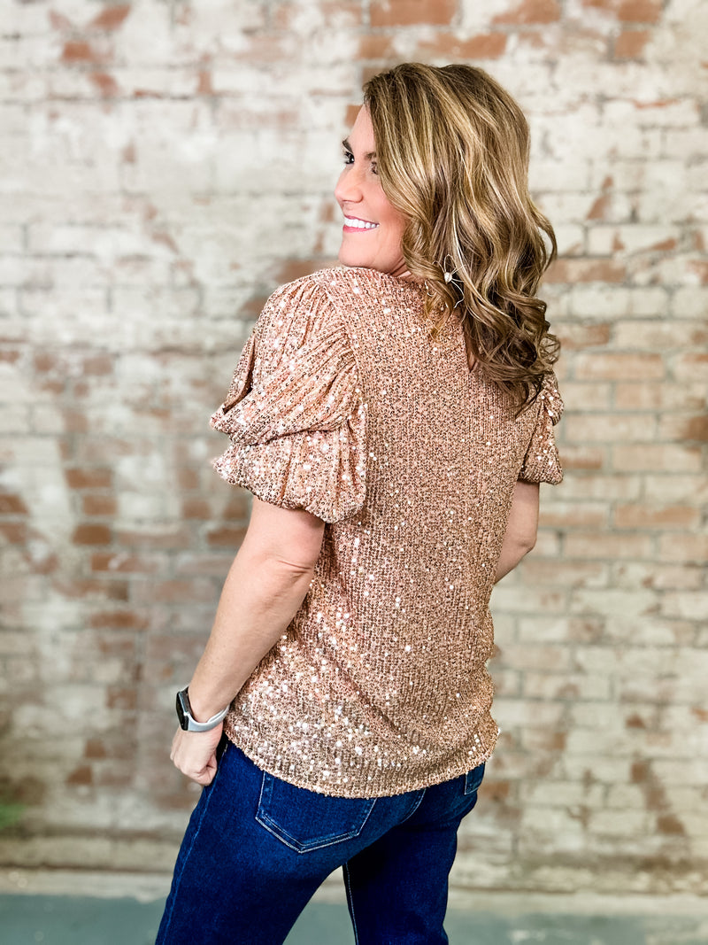 Tiana Sequin Top