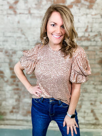 Tiana Sequin Top