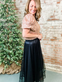 Sommer Tulle + Satin Skirt - FINAL SALE