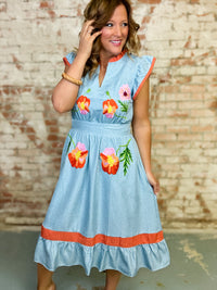 Daphney Embroidered Dress