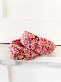 Blush Nubby Knotted Headband