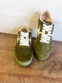 Shu Shop Raven Olive Green Sneakers