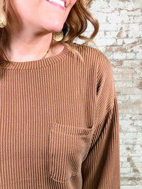 Pierson Textured Ribbed Top