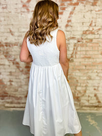 Kris Solid Sleeveless Dress