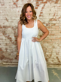 Kris Solid Sleeveless Dress