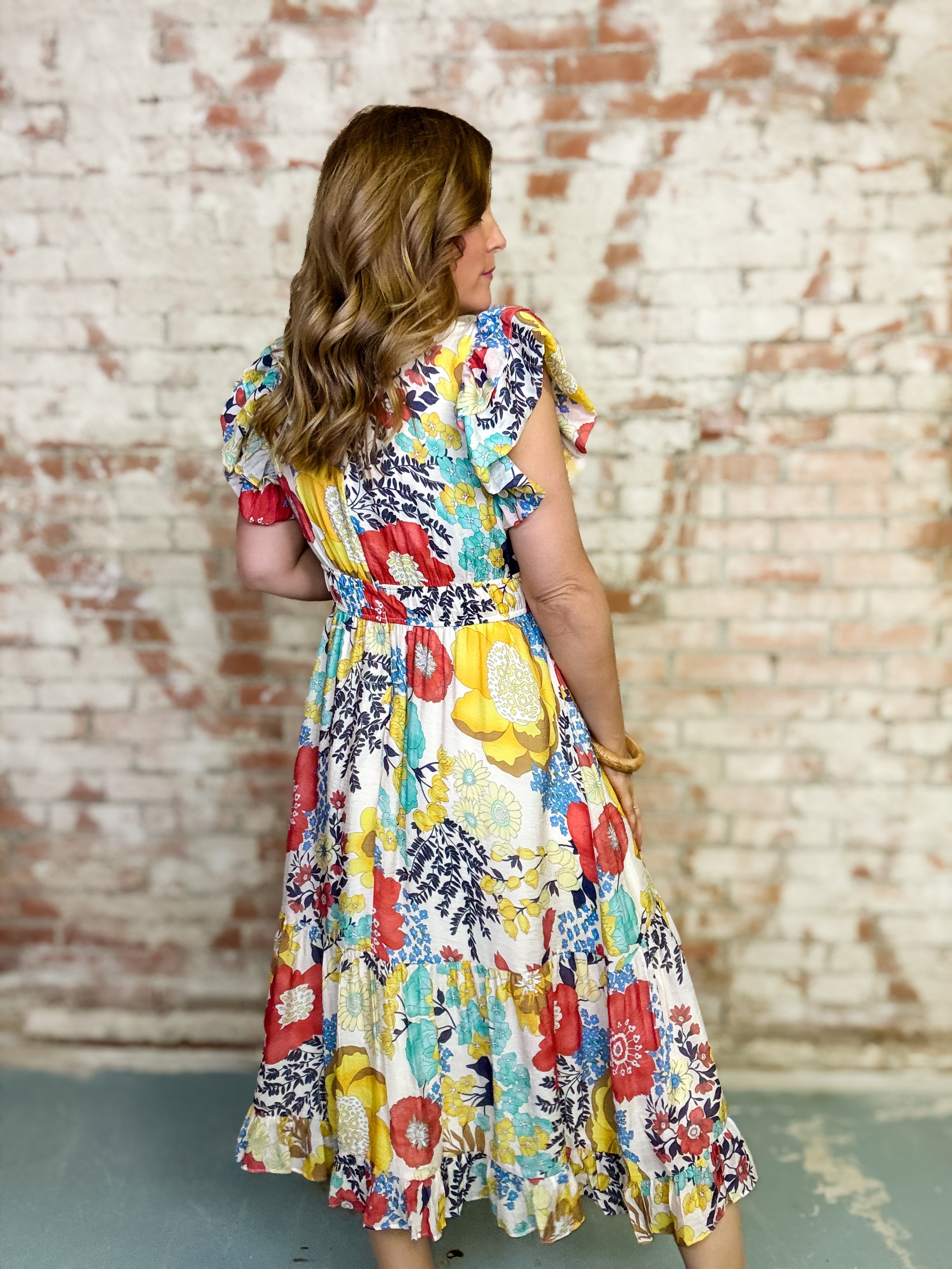 THML Ariella Floral Dresss