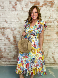 THML Ariella Floral Dresss