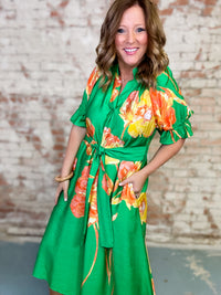 Jamela Boho Midi Dress