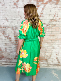 Jamela Boho Midi Dress