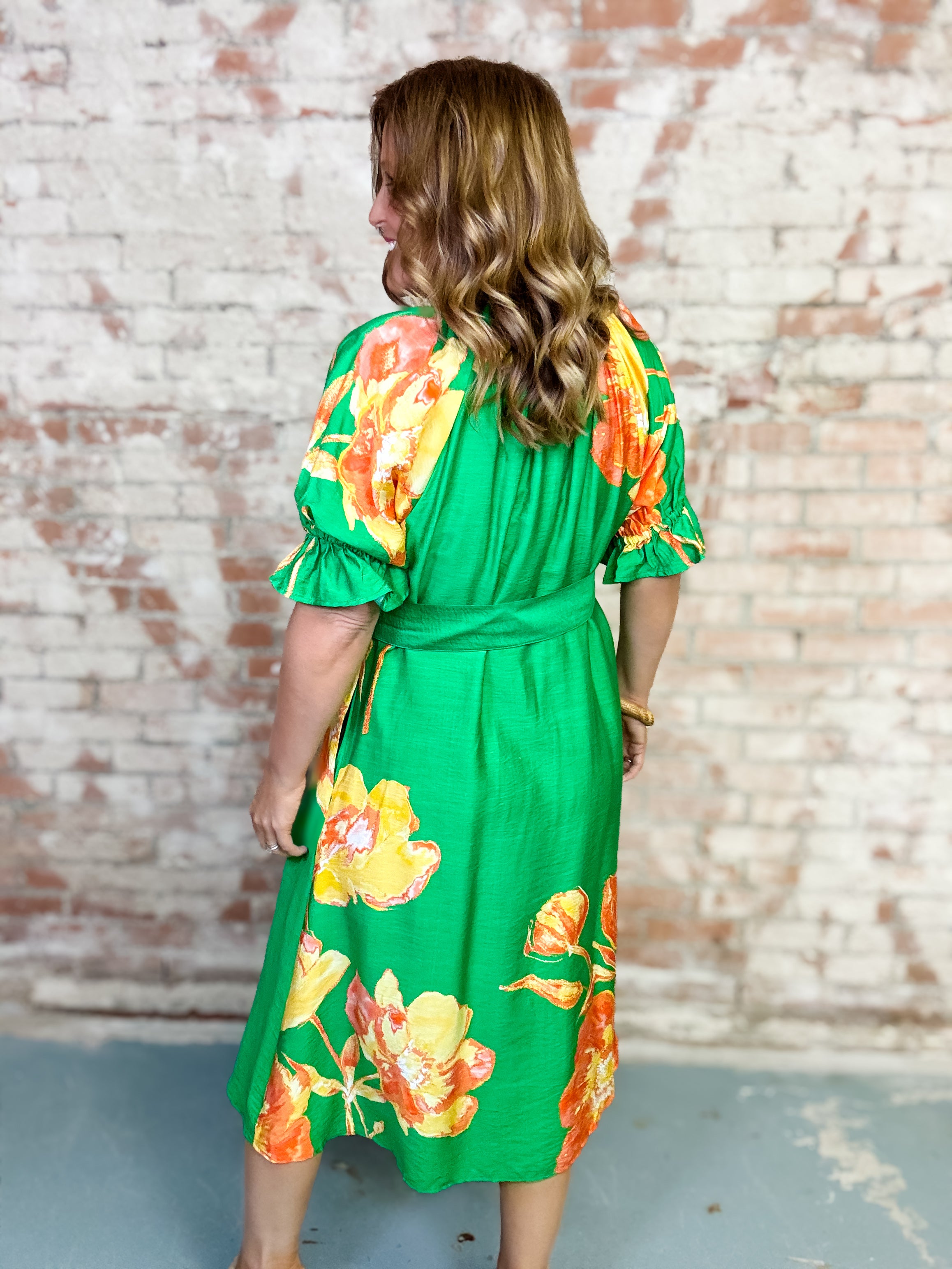 Jamela Boho Midi Dress