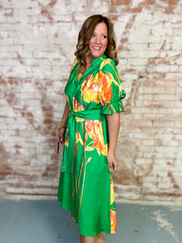 Jamela Boho Midi Dress