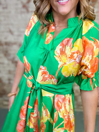 Jamela Boho Midi Dress