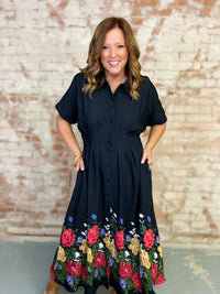 Fia Floral Midi Dress