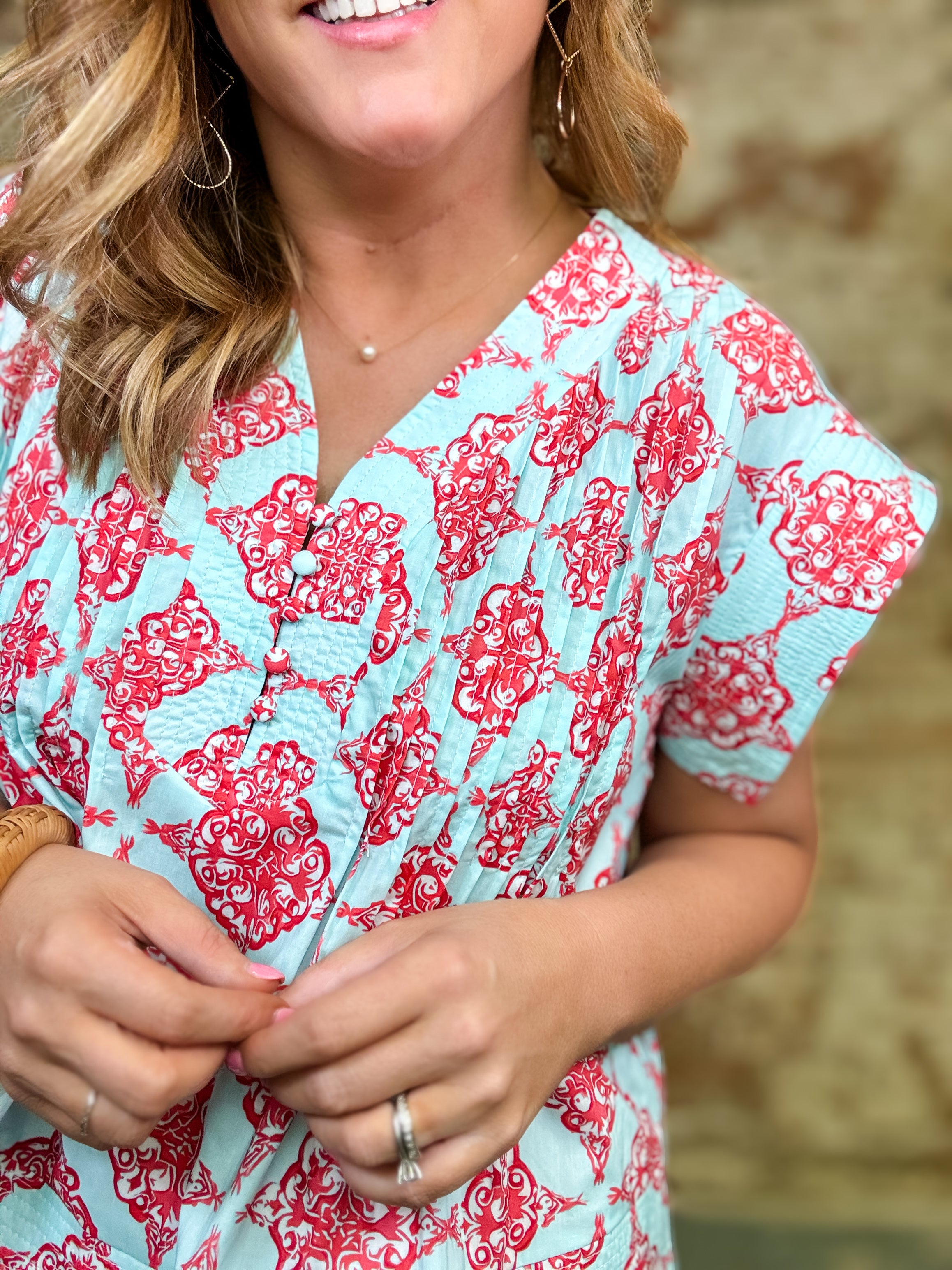 THML Kallie Pleated Top