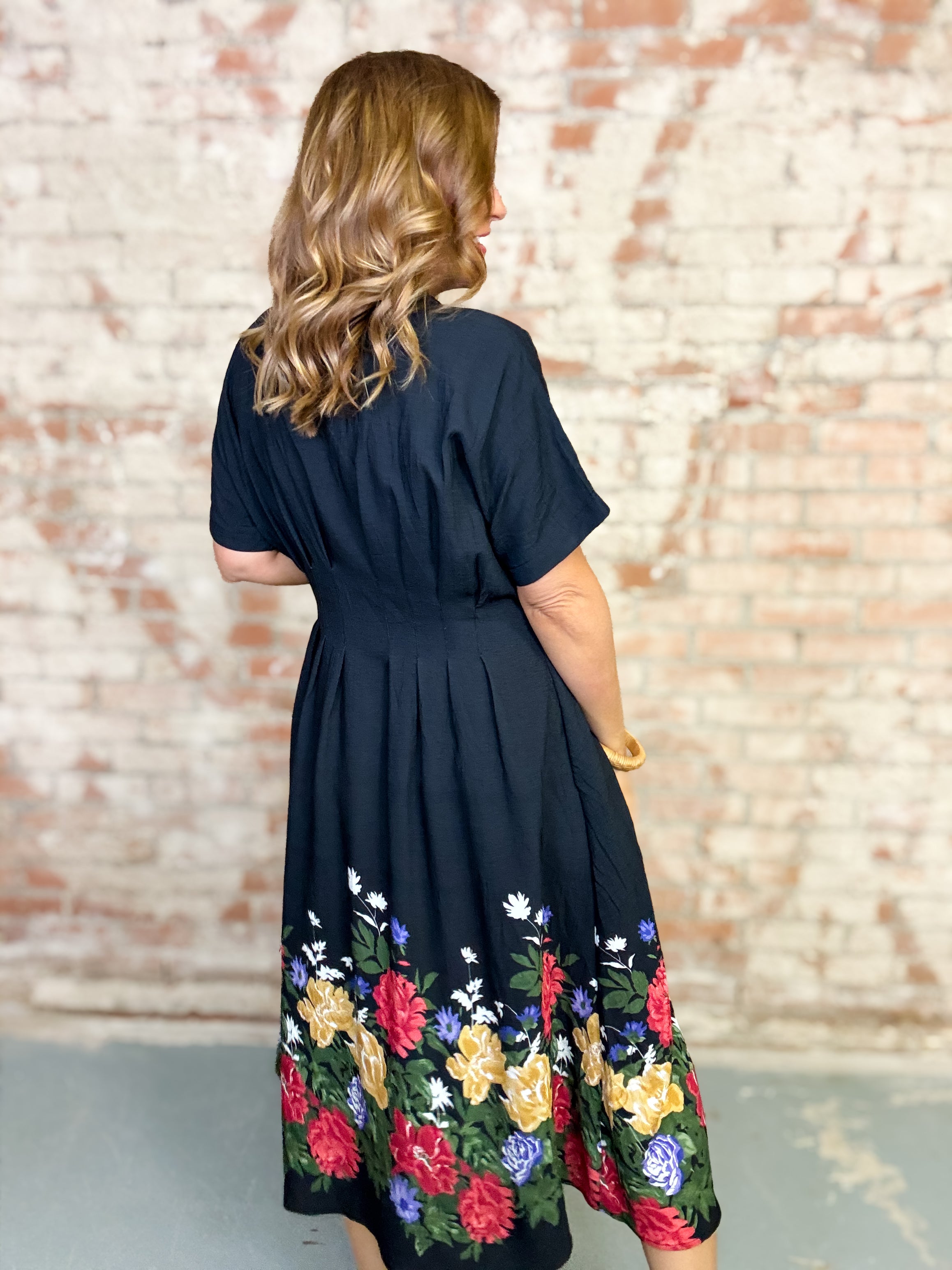 Fia Floral Midi Dress
