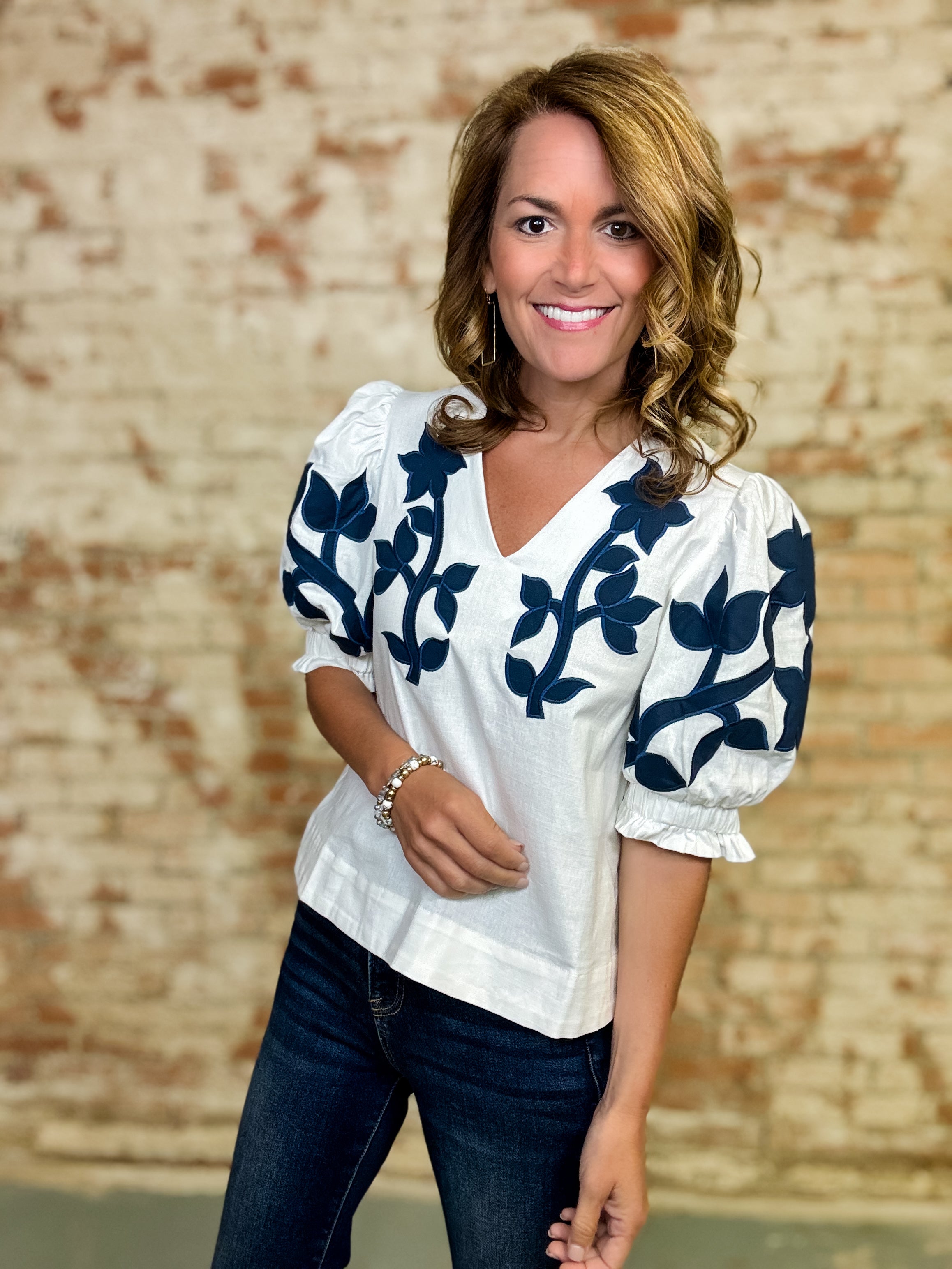 THML Calliope Applique Top
