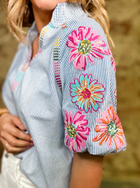 THML Wrenley Embroidered Top