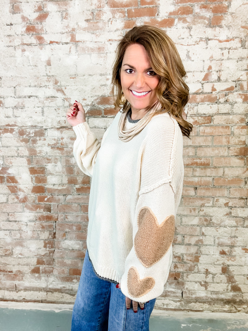 Paloma Heart Sleeve Sweater