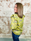 Chartreuse Floral Top