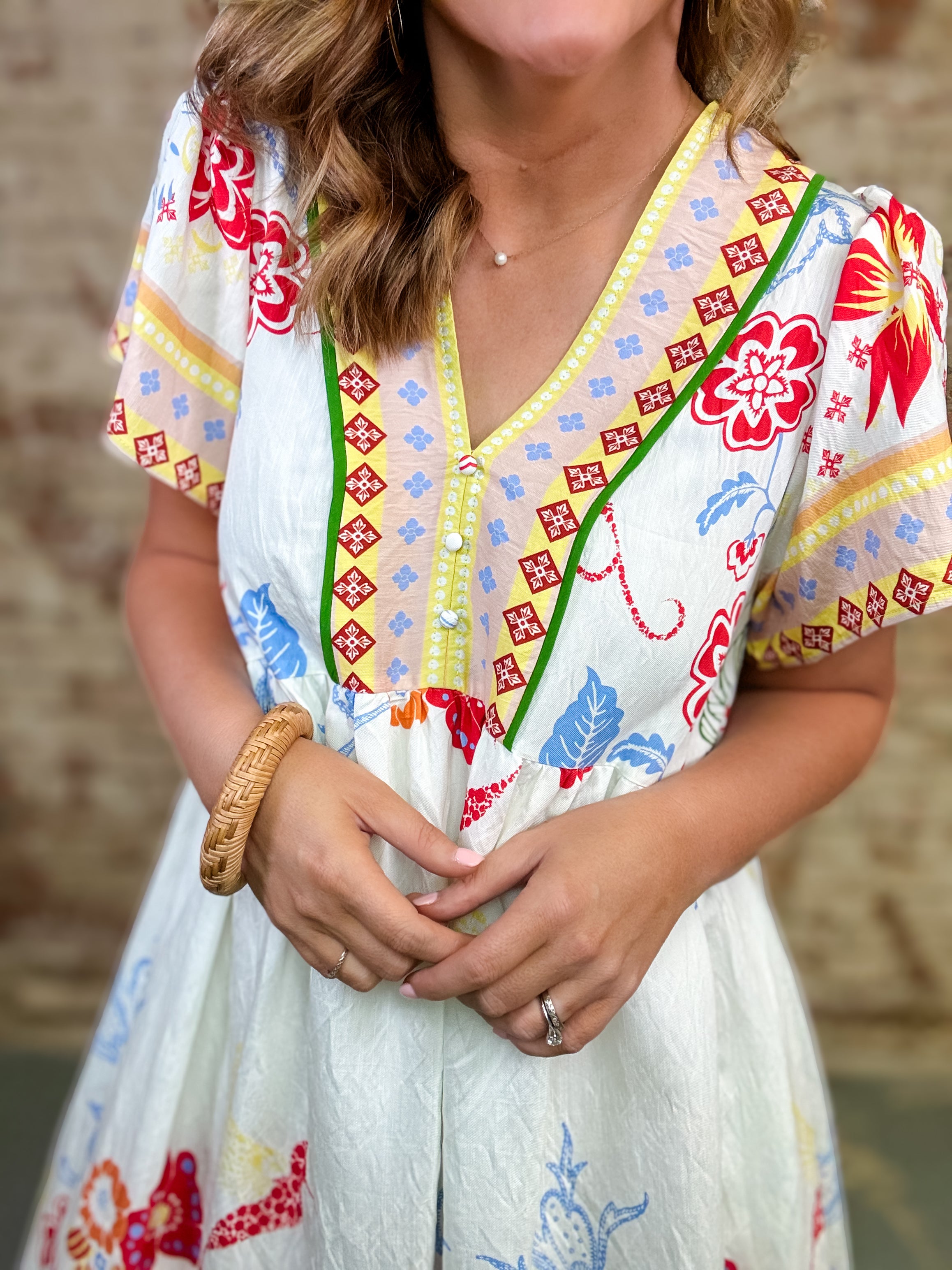 Esra Boho Midi Dress