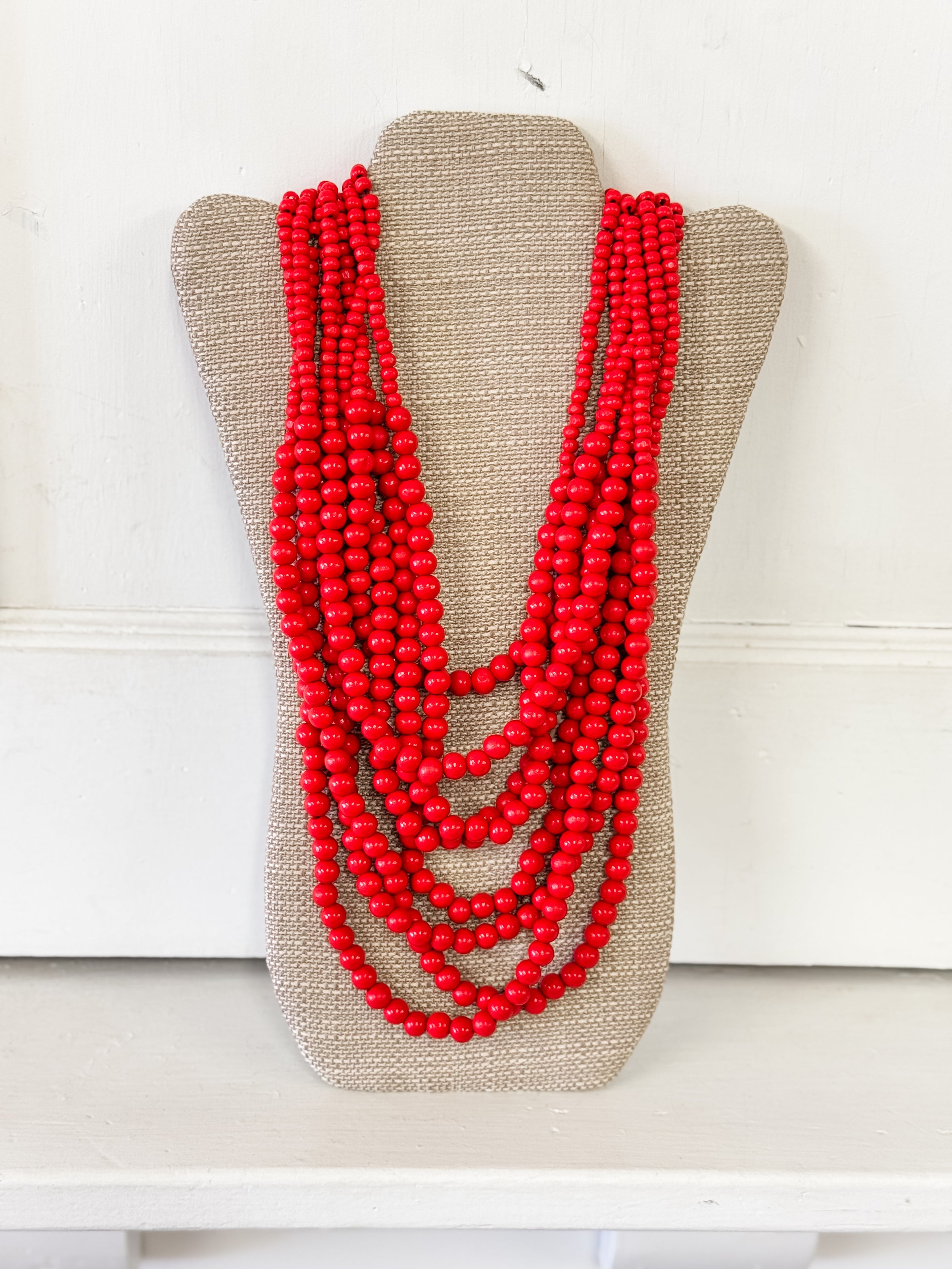 Rosey Red Necklace