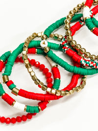 Holiday Stretchy Bracelet Set